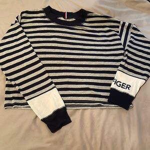 Tommy Hilfiger striped cropped long sleeve